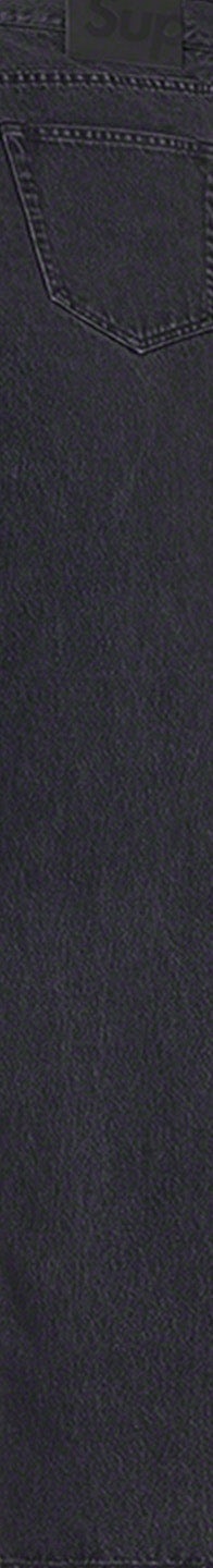 Stone Washed Black Slim Jean view 6